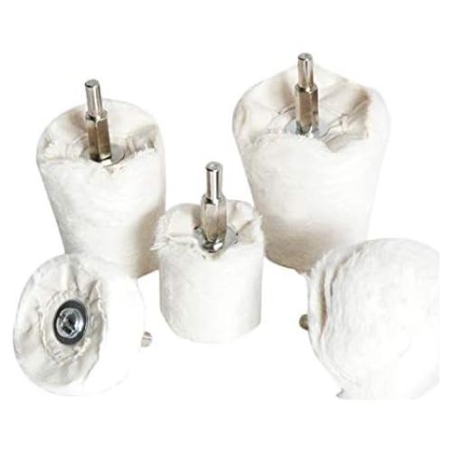 Kit de Ruedas de Pulido Medoon 5 Piezas Algodón Ultra Fino