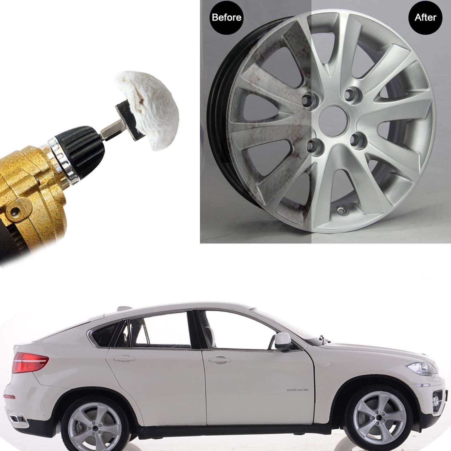 Kit de Ruedas de Pulido Medoon 5 Piezas Algodón Ultra Fino