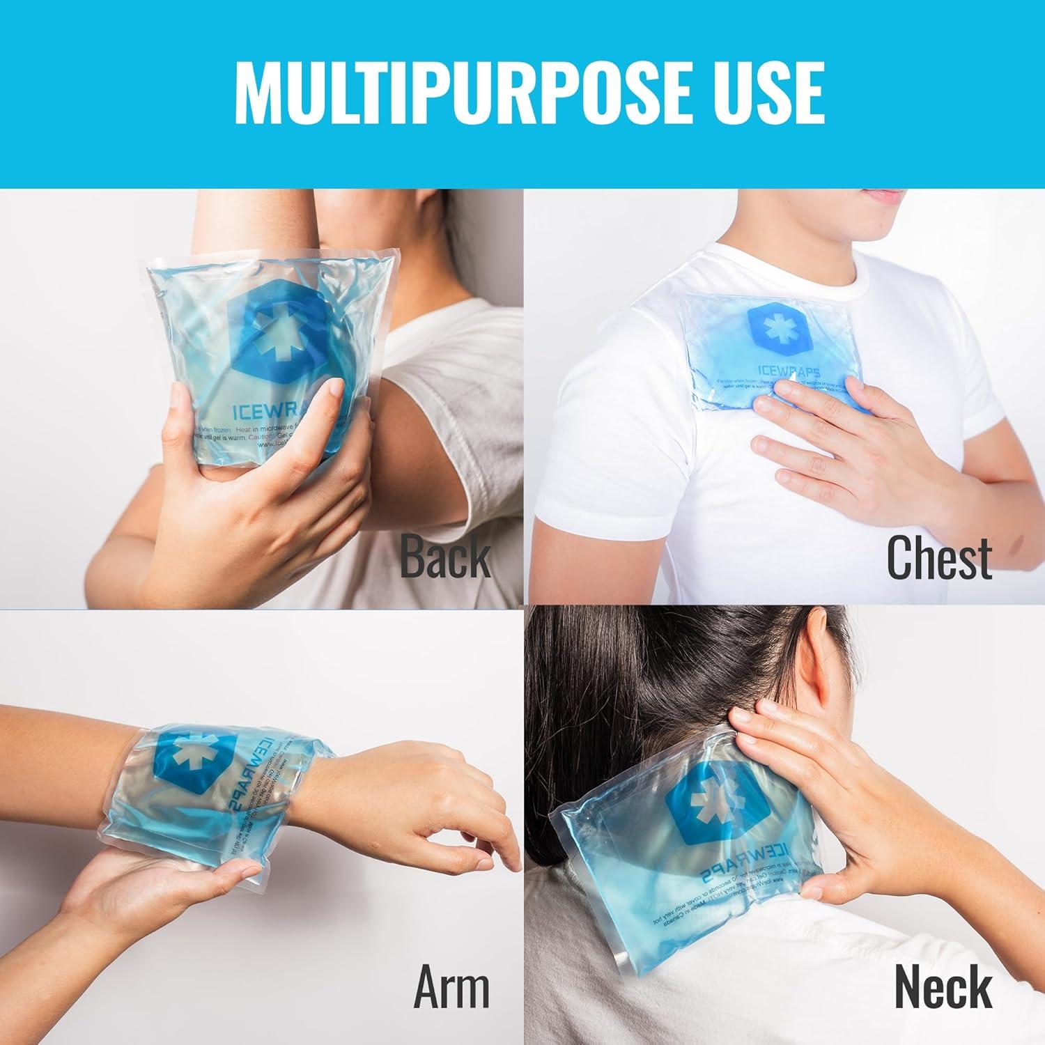 Paquete de Hielo Reutilizable ICEWRAPS 5x7" - Alivio Dolor