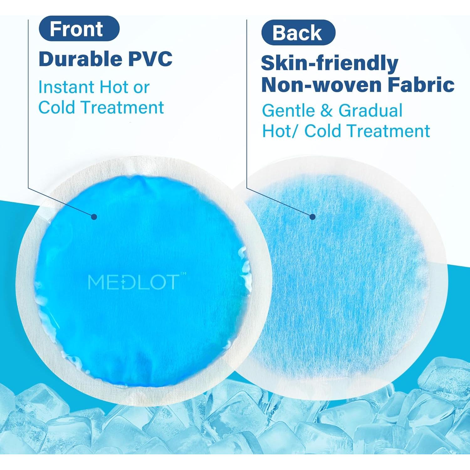 Pack de Hielo Reutilizable LotFancy - 8 Paquetes de Gel 10.8 cm