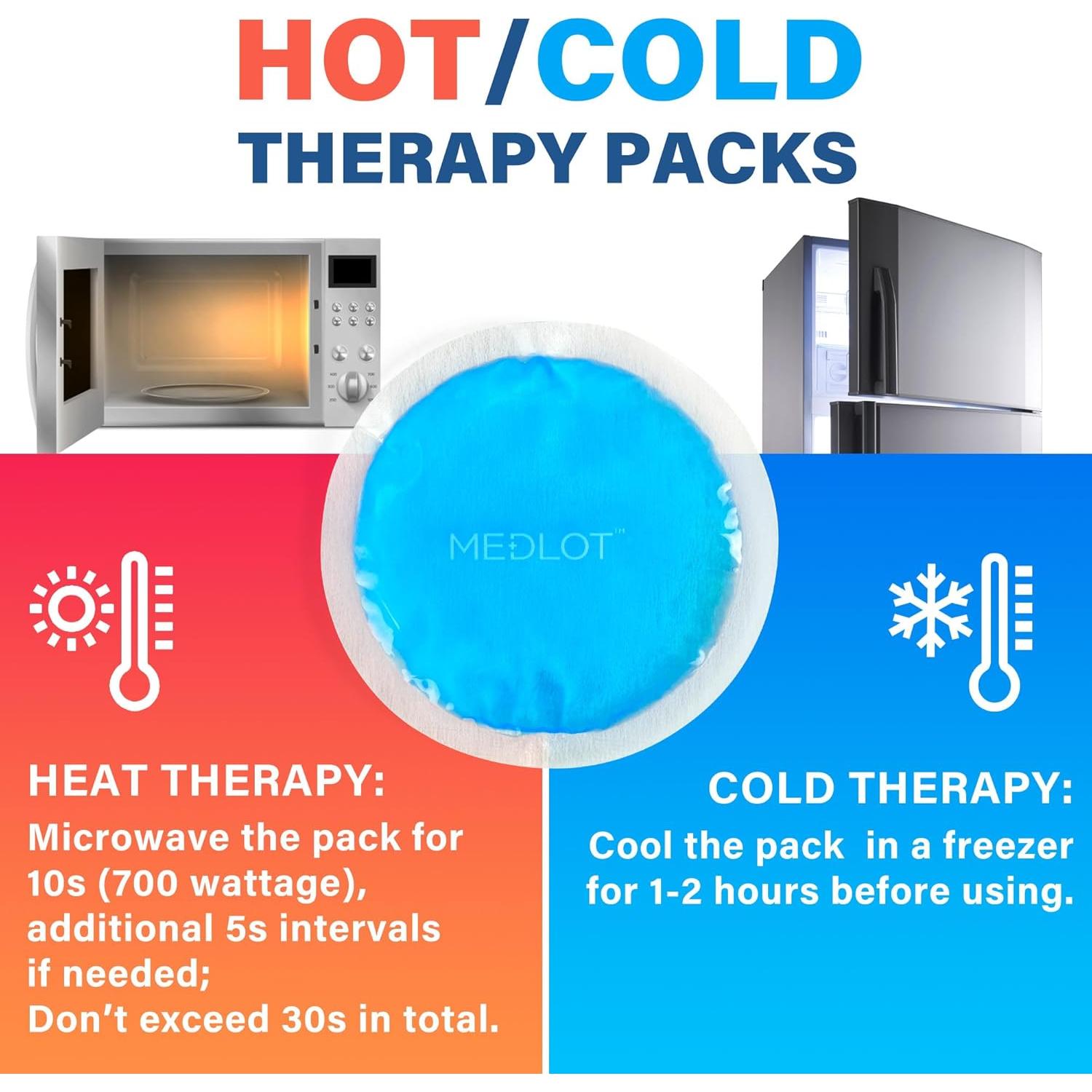 Pack de Hielo Reutilizable LotFancy - 8 Paquetes de Gel 10.8 cm