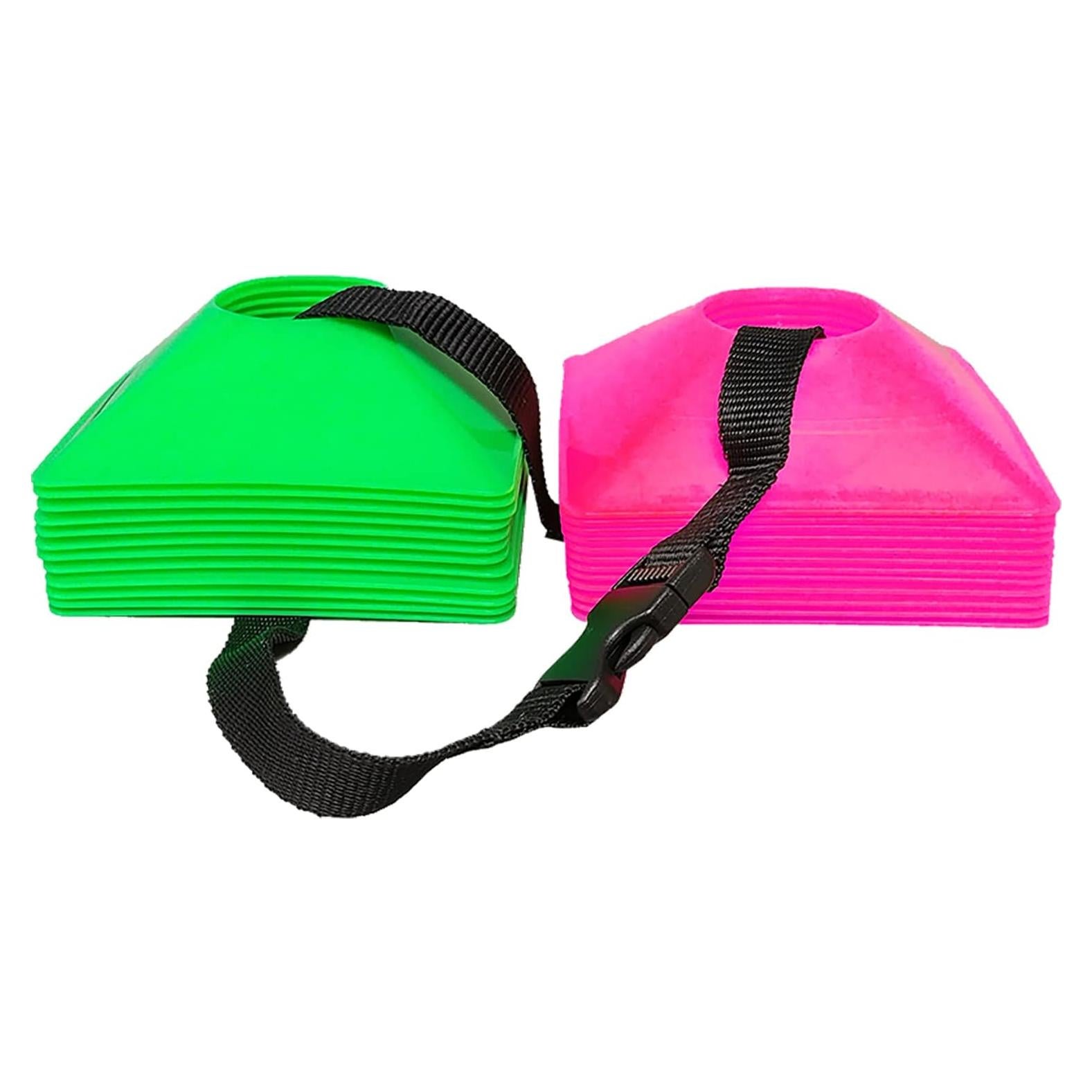 Set de 24 Conos de Agilidad American Challenge - 12 cm Cuadrados