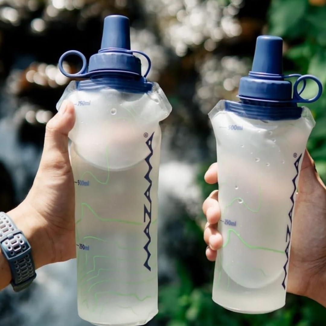 Botella de Agua Plegable Mazama Aquabend 750ml a Prueba de Fugas
