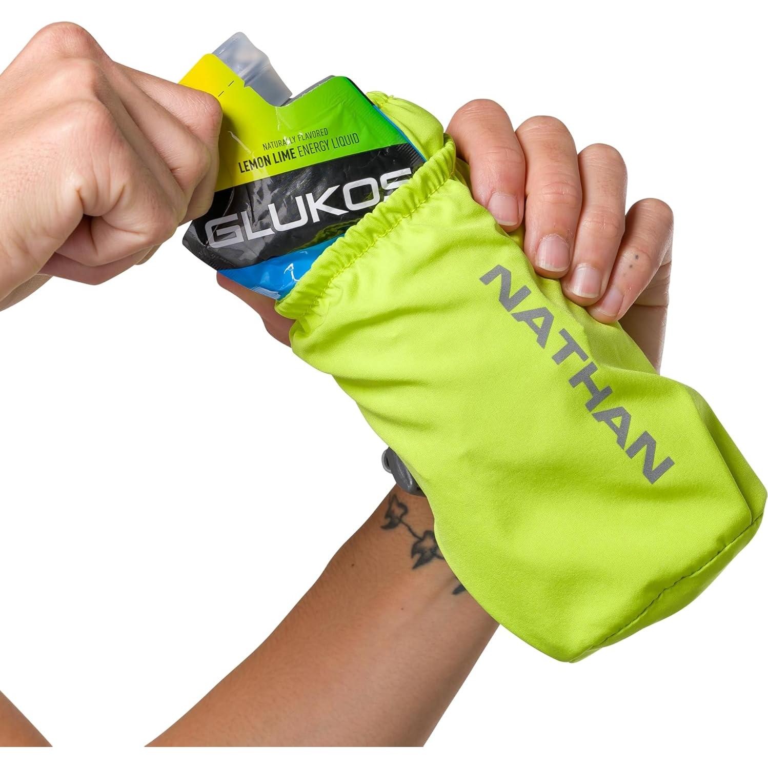 Botella Suave Aislada Nathan 532ml Verde Lima - Colapsable