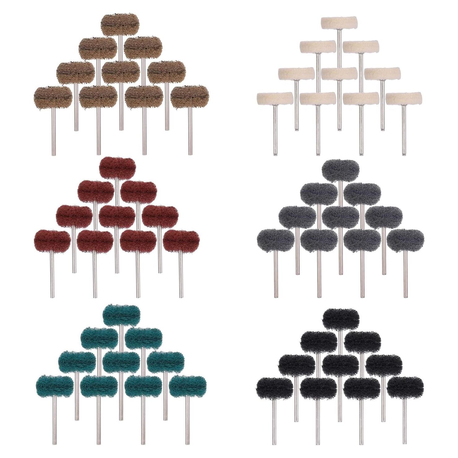 Paquete de 60 Ruedas Abrasivas Rocaris 2,54 cm Pulido