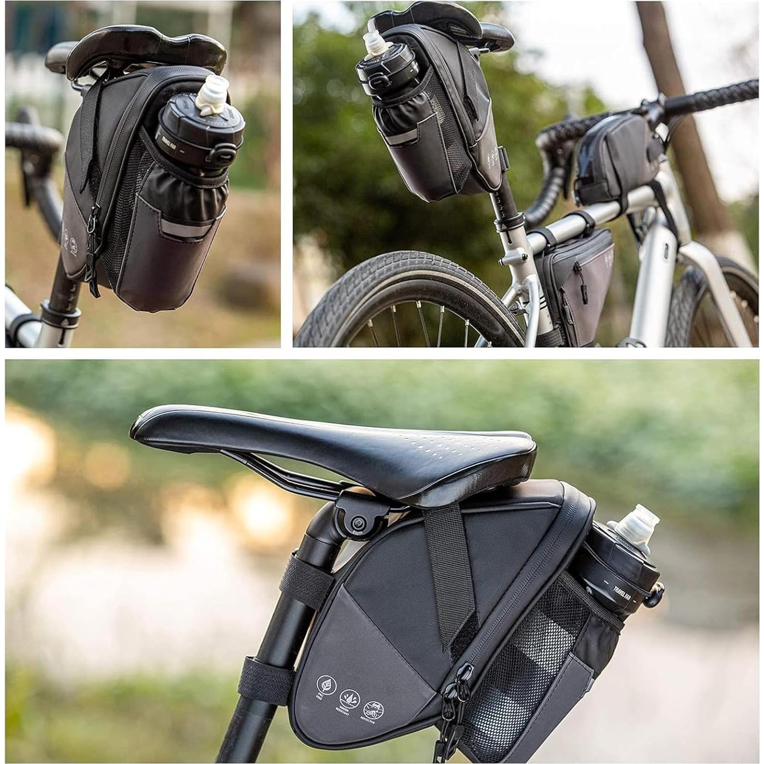 Bolsa de Silla de Bicicleta CALLCASE Sp0002b Negra Impermeable