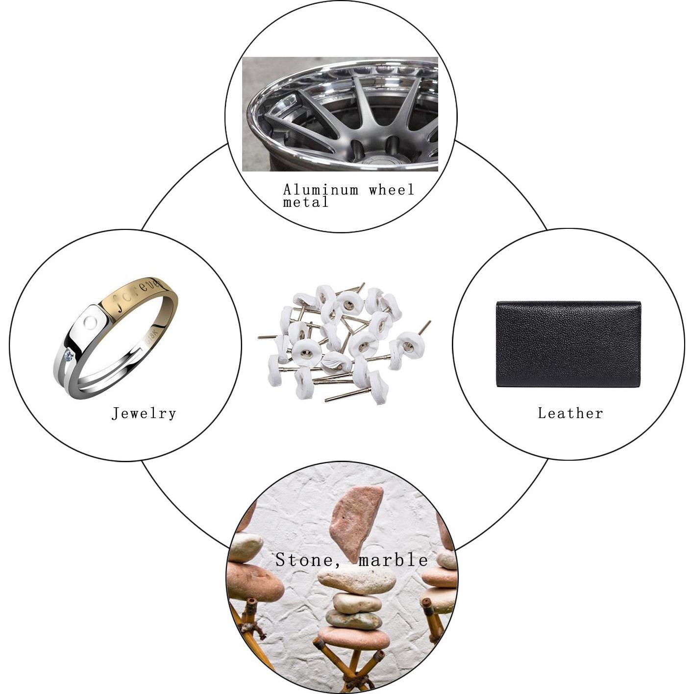 Ruedas de Pulido NP-68 para Taladro Rotativo 20 Piezas