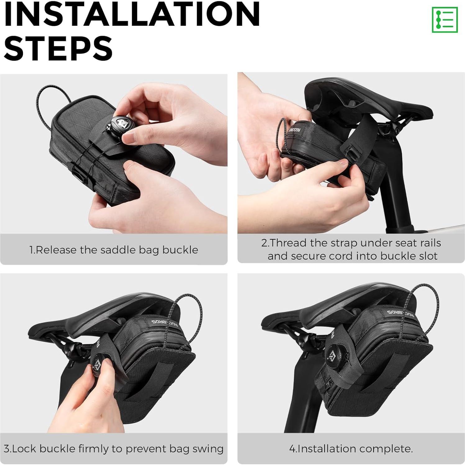 Bolsa de Sillín ROCKBROS 30130091001 Resistente al Agua