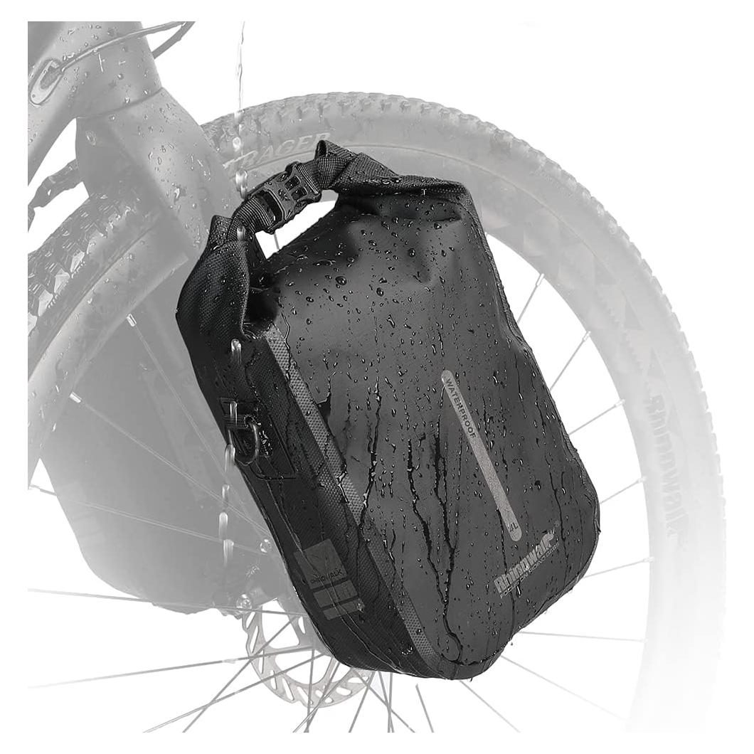 Bolsa impermeable para horquilla delantera Rhinowalk 4L - Negro