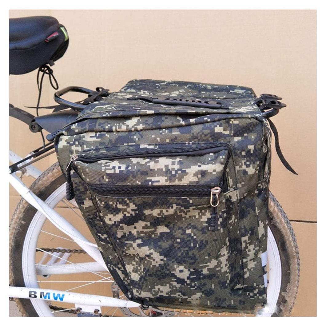 Bolsa Pannier de Bicicleta IDOEASE Camo Verde Impermeable