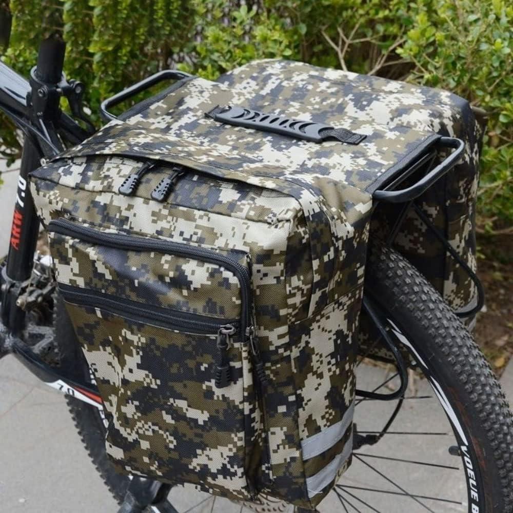 Bolsa Pannier de Bicicleta IDOEASE Camo Verde Impermeable