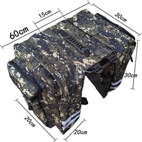 Bolsa Pannier de Bicicleta IDOEASE Camo Verde Impermeable