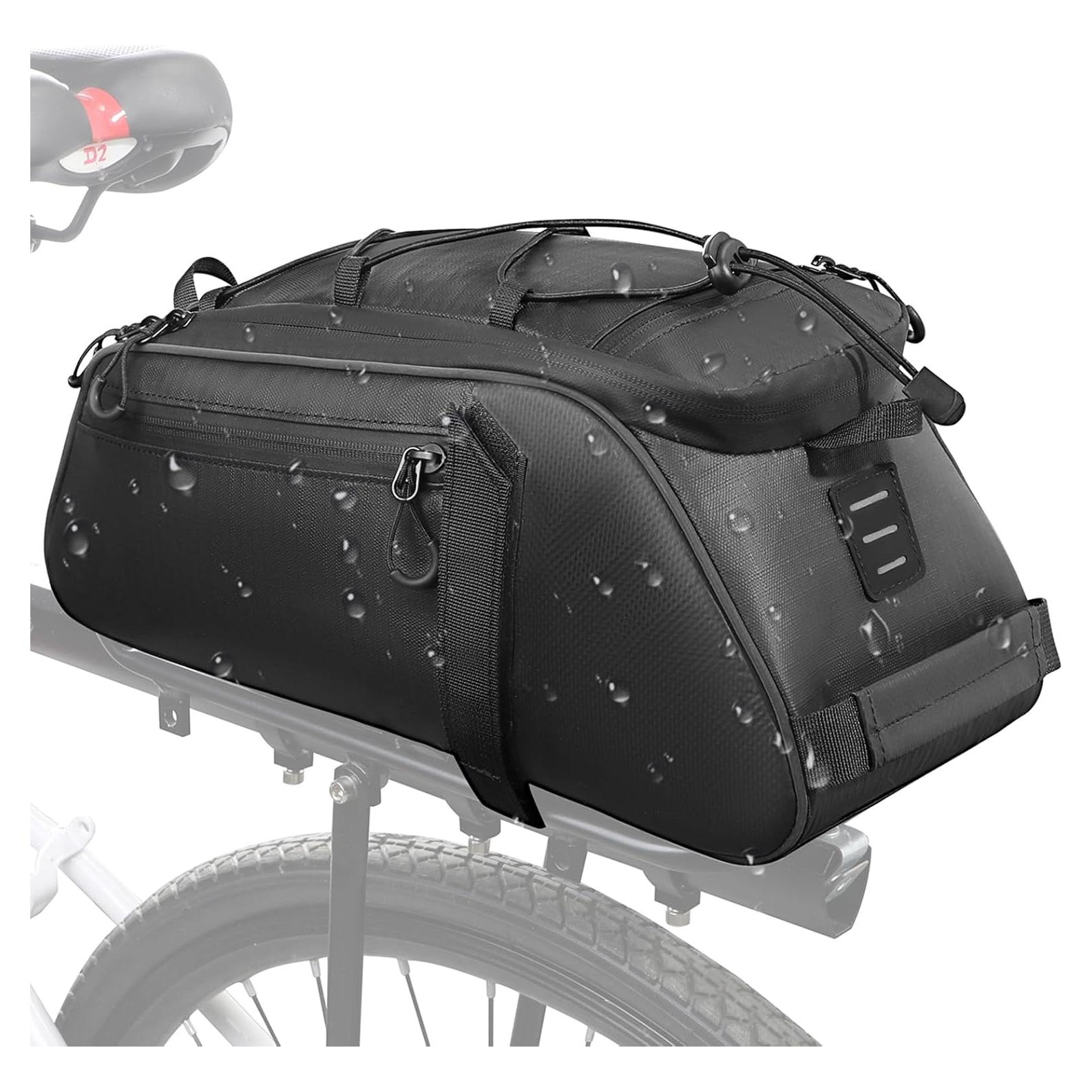 Bolsa de Soporte para Bicicleta WOTOW 9.5L Impermeable Negra