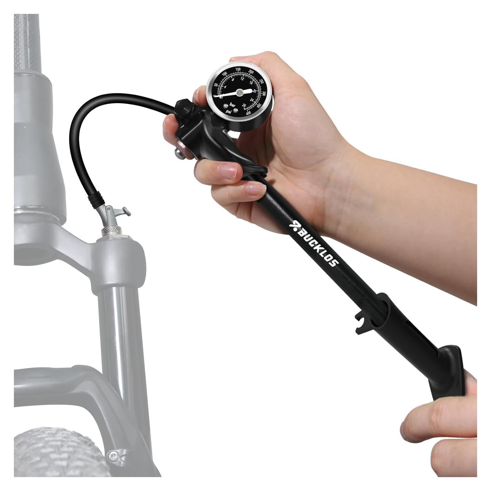 Bomba de Choque BUCKLOS para Bicicleta MTB 300/400 PSI