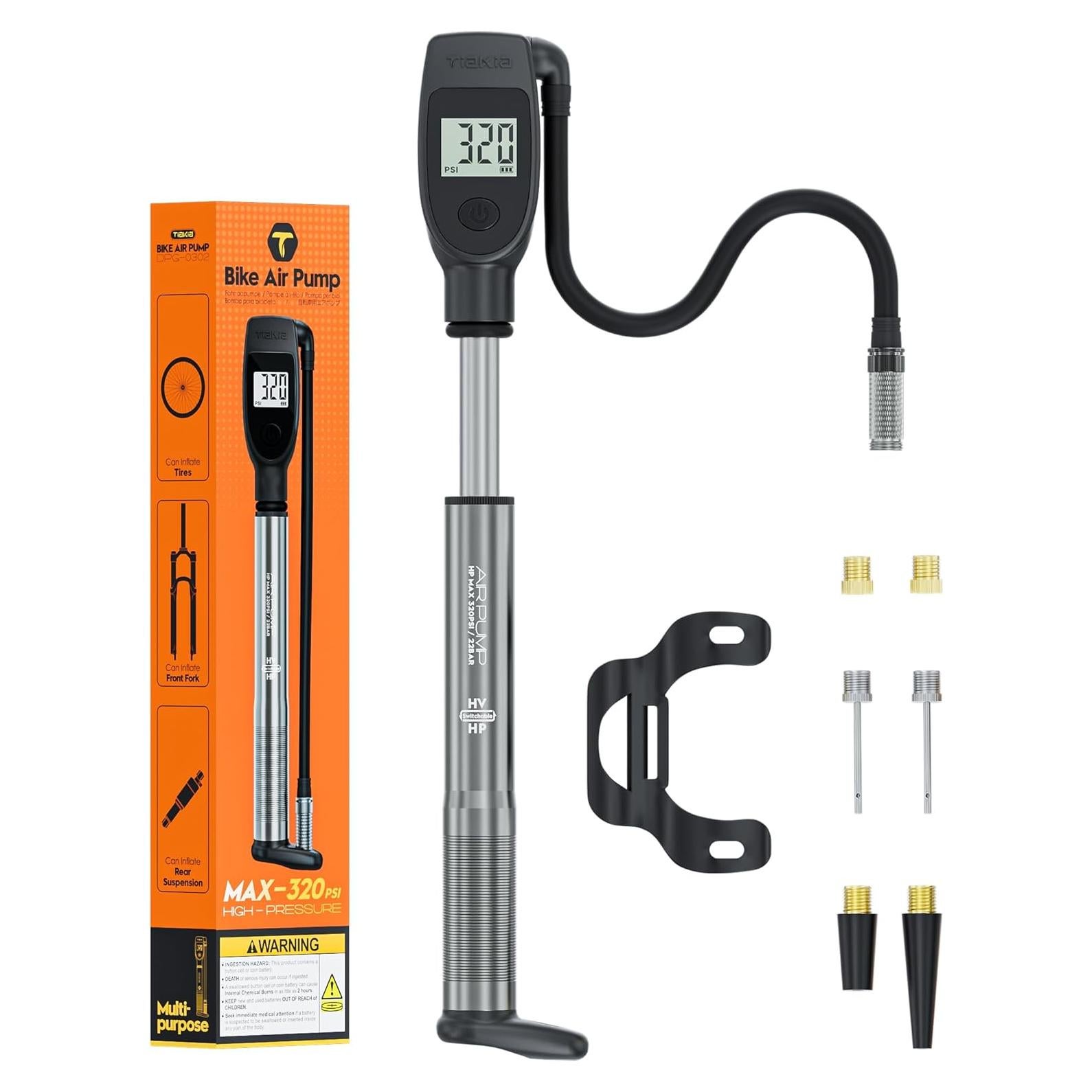 Bomba de Choque Tiakia DPG-0302 con Manómetro Digital 320PSI