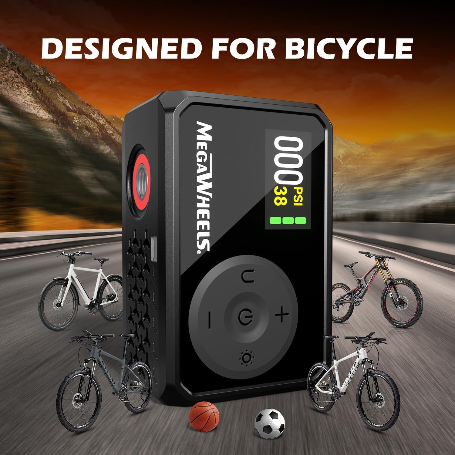 Bomba de Bicicleta Portátil MEGAWHEELS BL06-C 120 PSI