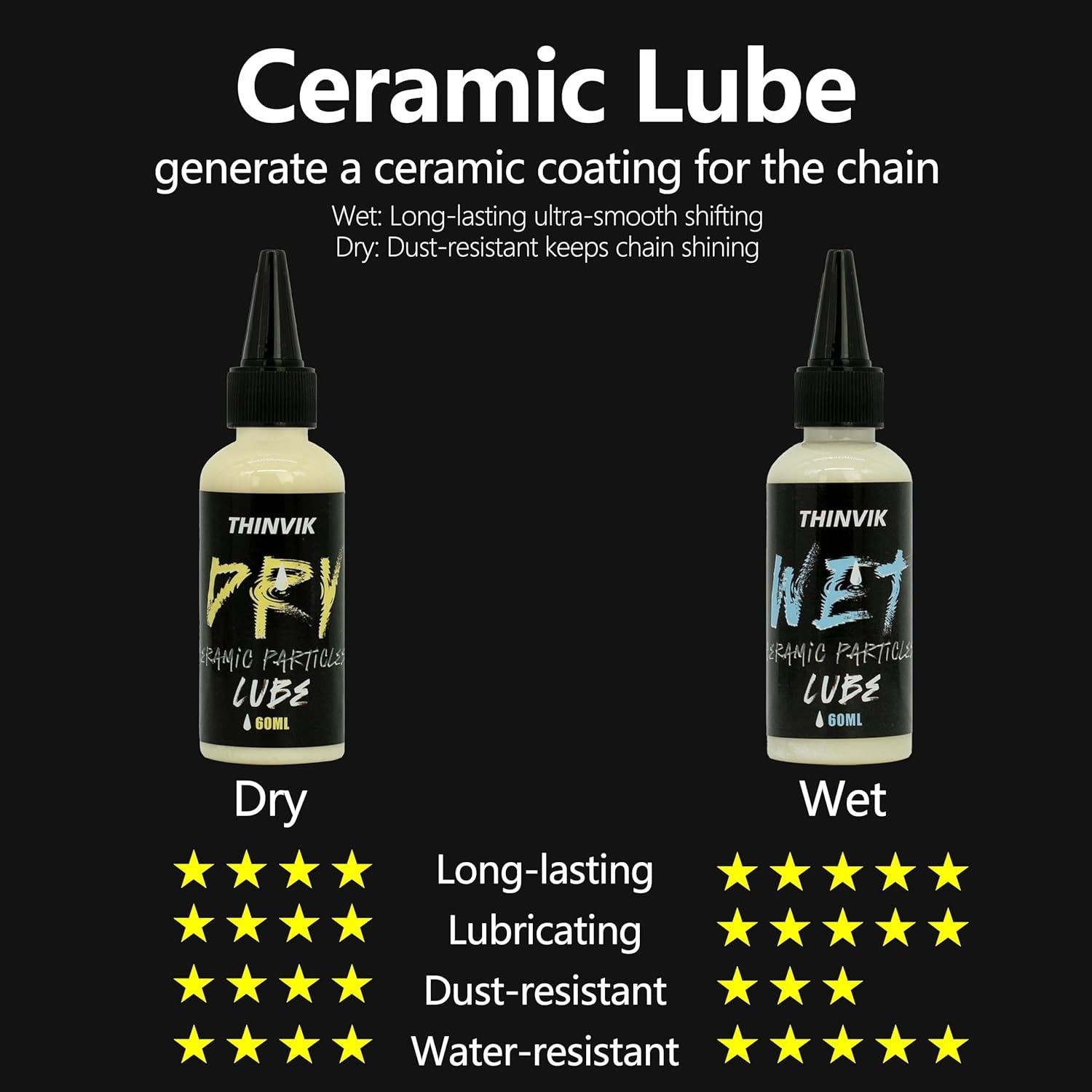 Juego de Lubricante y Limpiador Thinvik para Bicicleta 500ml