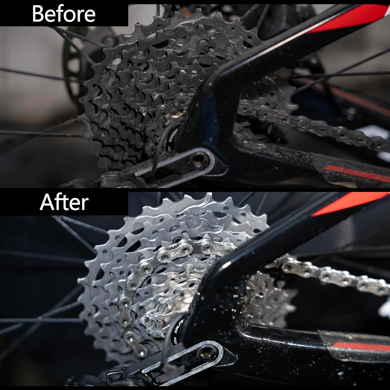 Juego de Lubricante y Limpiador Thinvik para Bicicleta 500ml