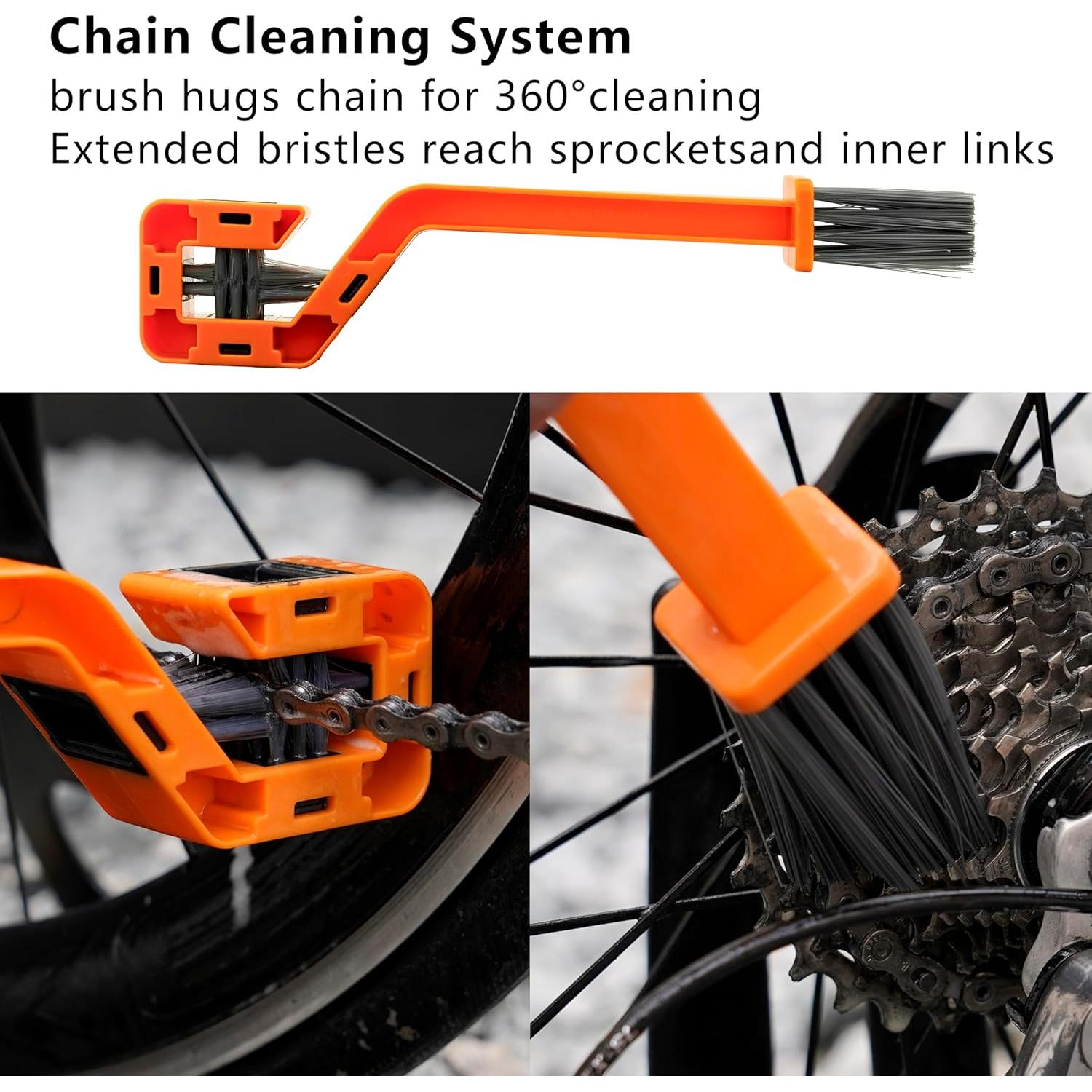 Juego de Lubricante y Limpiador Thinvik para Bicicleta 500ml