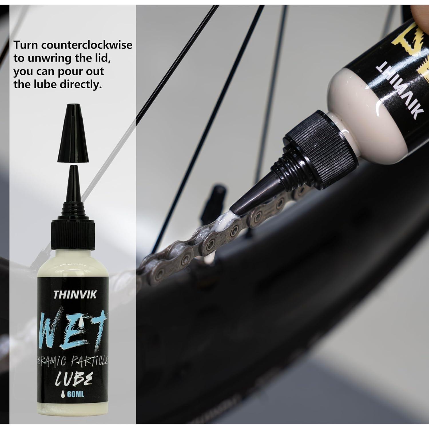 Juego de Lubricante y Limpiador Thinvik para Bicicleta 500ml