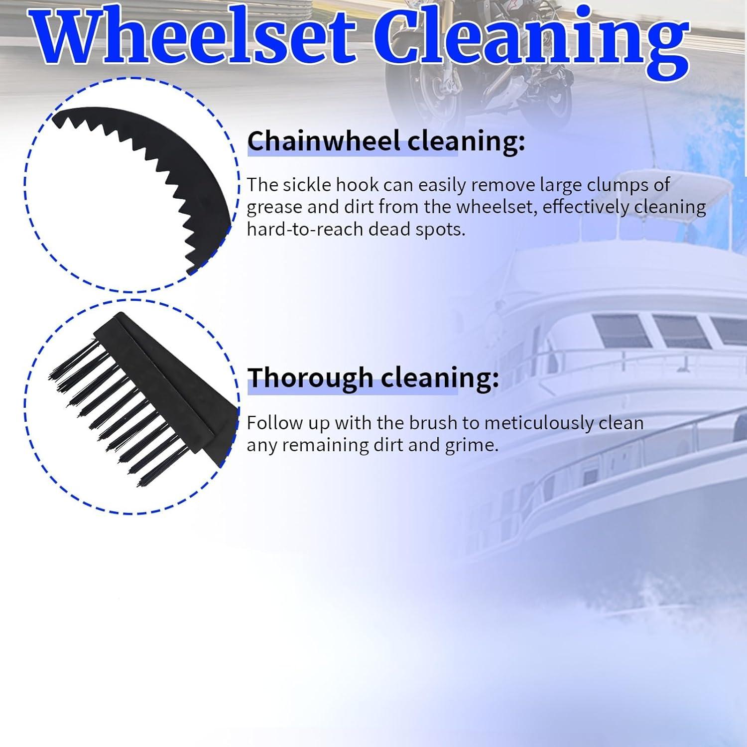 Kit de Limpieza para Cadenas de Bicicleta y Motocicleta GekLiGuLu