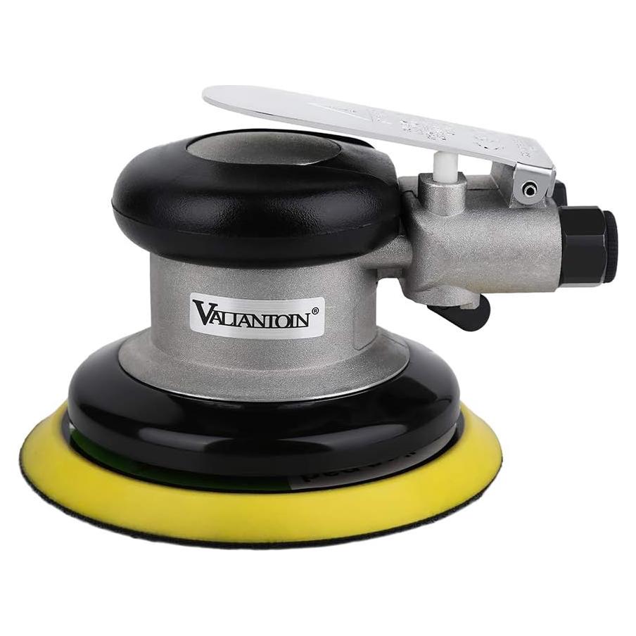 Lijadora Orbital Neumática Valianto 5" Doble Acción Plata