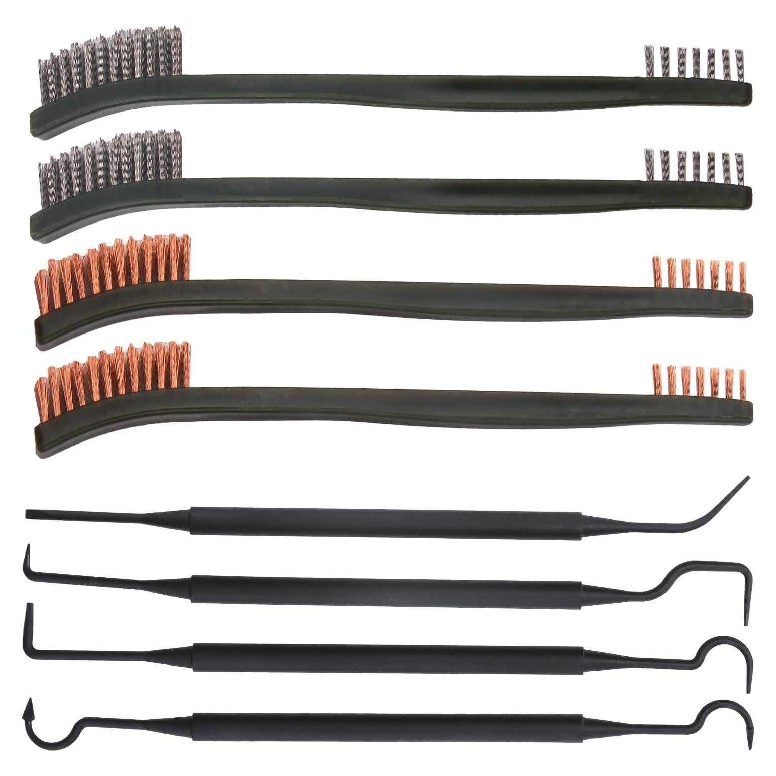 Kit de Limpieza de Carburador Yenblow - 3 Cepillos y 4 Picas