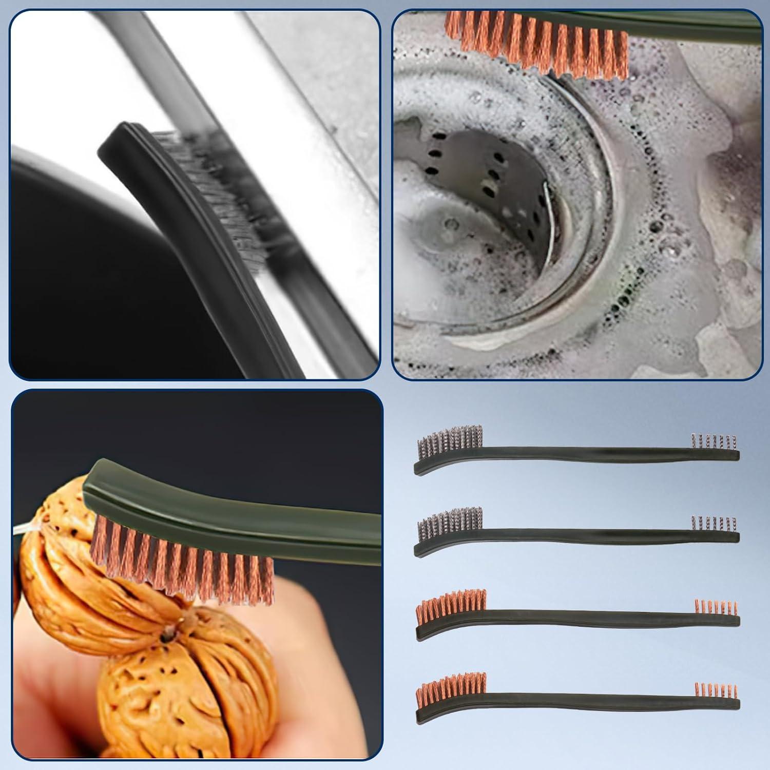 Kit de Limpieza de Carburador Yenblow - 3 Cepillos y 4 Picas