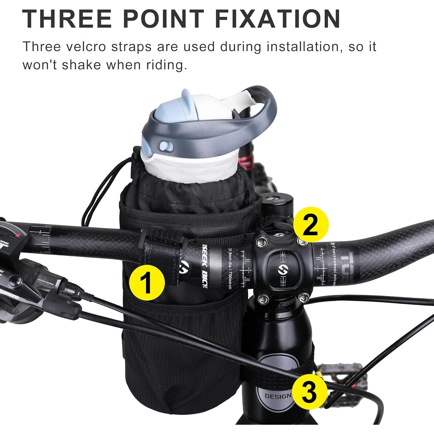 Bolsa de Agua para Manillar Rhinowalk Y9100 1.2L Negra