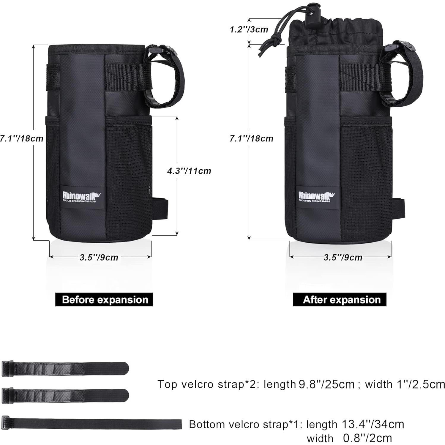 Bolsa de Agua para Manillar Rhinowalk Y9100 1.2L Negra