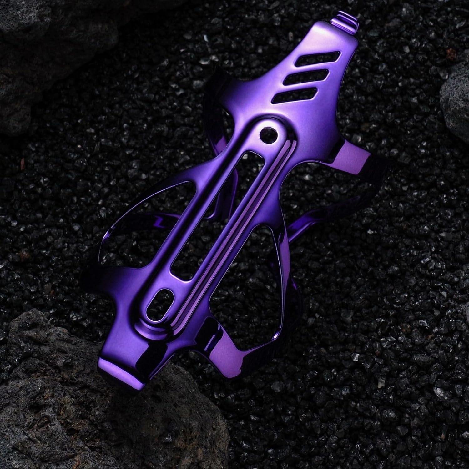 Soporte para Botellas de Agua Corki Cycles Aluminio Púrpura 550-900 ml