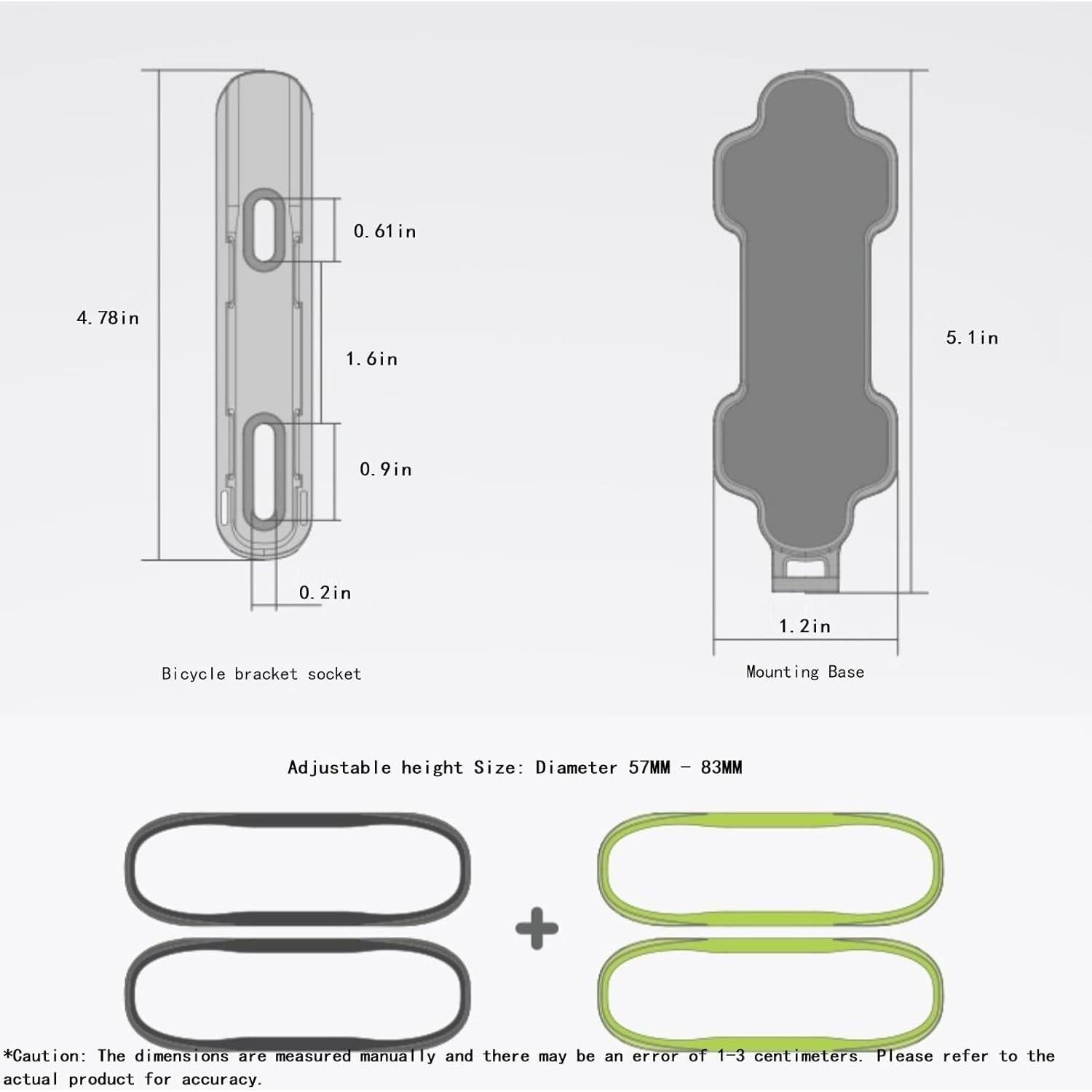 Soporte de Botella Magnético Rcool Universal para Bicicleta