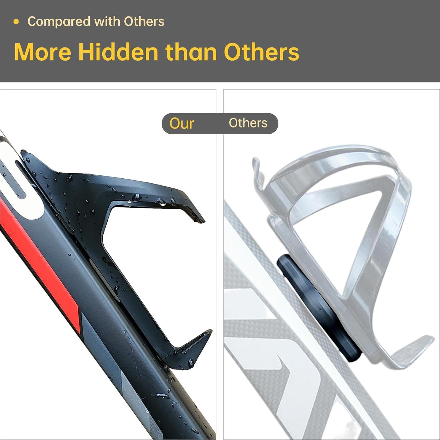 Soporte Oculto para Airtag Amazsafe S001 - Jaula Impermeable para Bicicleta