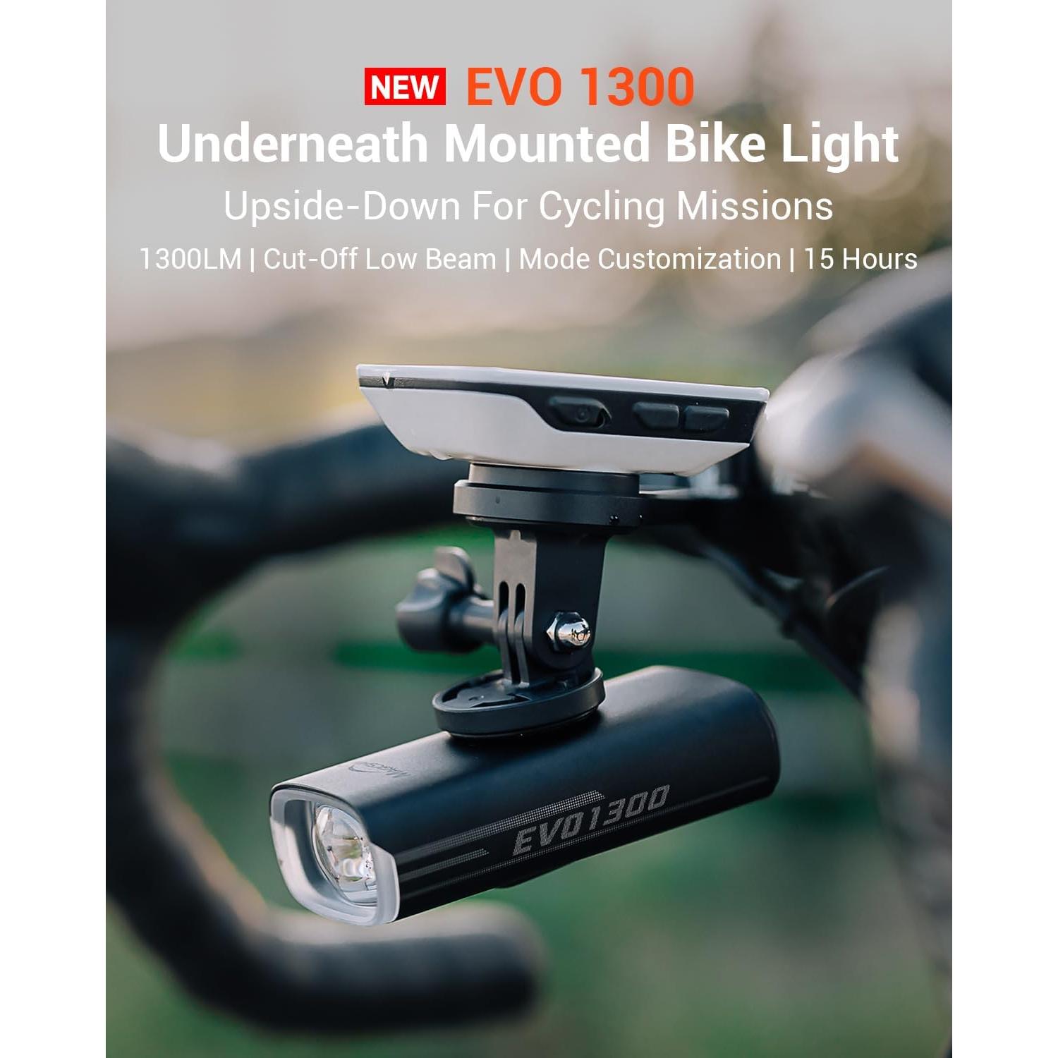Luz de Bicicleta Magicshine EVO 1300, 1300 Lúmenes, USB-C
