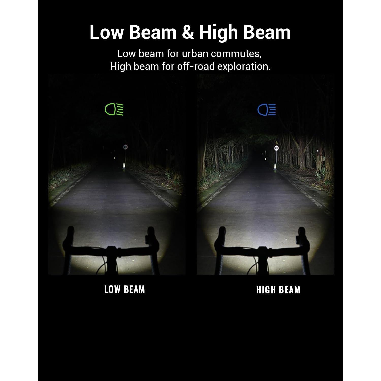 Luz de Bicicleta Magicshine EVO 1300, 1300 Lúmenes, USB-C