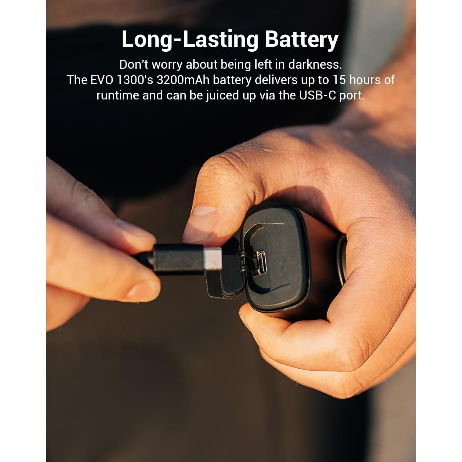 Luz de Bicicleta Magicshine EVO 1300, 1300 Lúmenes, USB-C