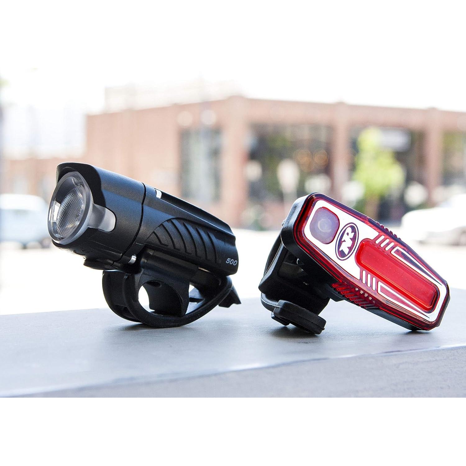 NiteRider Swift 500 Faro LED Delantero y Luz Trasera Sabre 110
