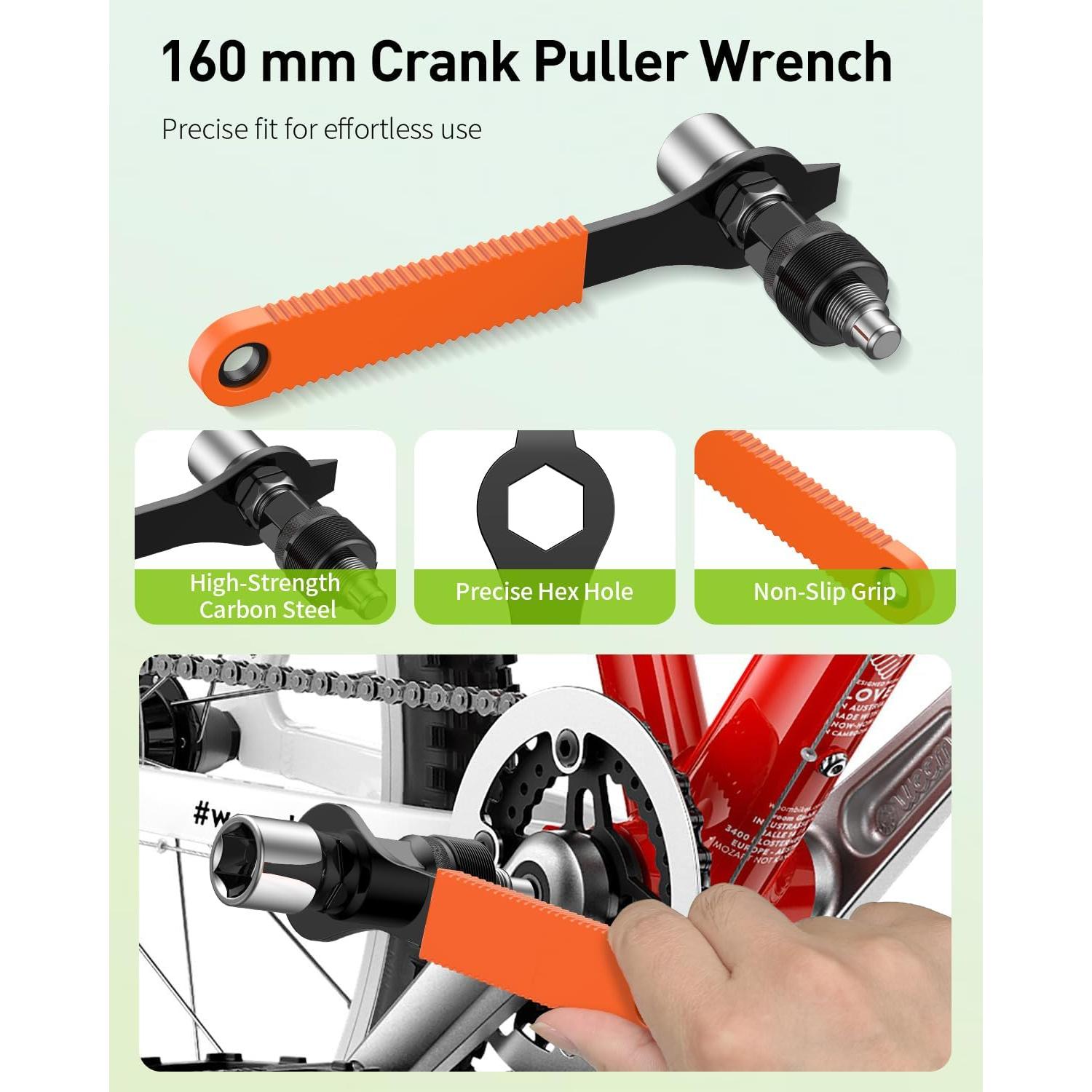 Extractor de Bielas Pawfly para Bicicleta - Acero al Carbono