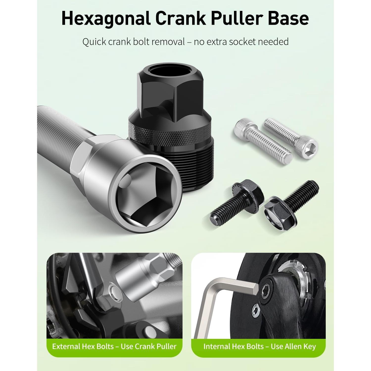 Extractor de Bielas Pawfly para Bicicleta - Acero al Carbono