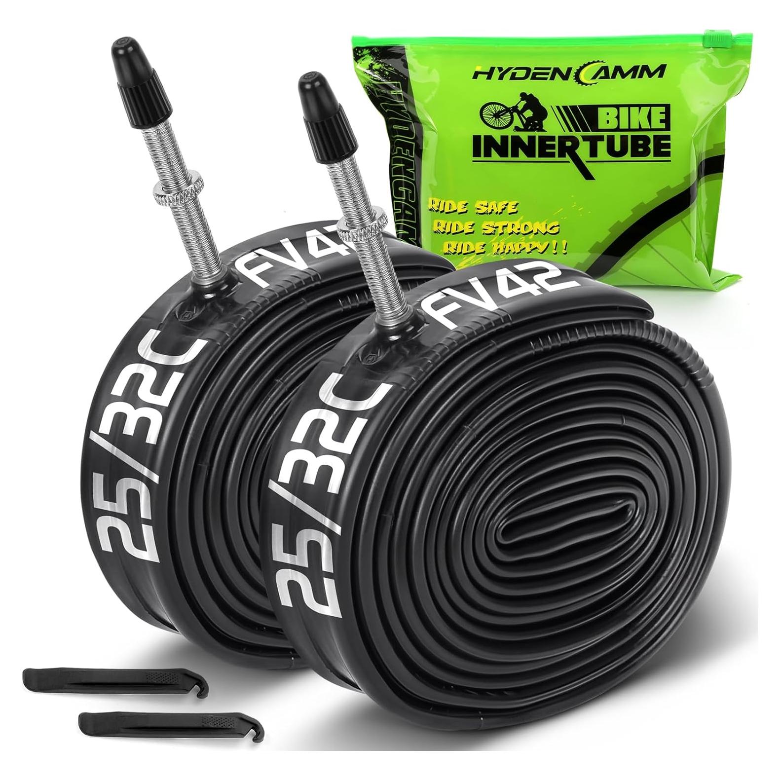 2 Tubos de Bicicleta 700C Hydencamm con Válvula Presta 42mm