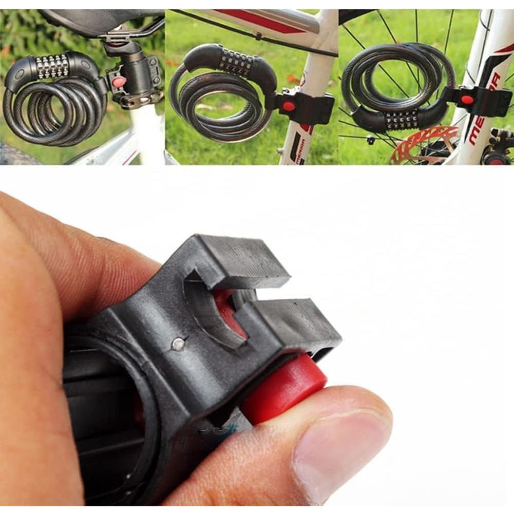 Soporte para Candado de Bicicleta SquEqu Pack de 2 Negro