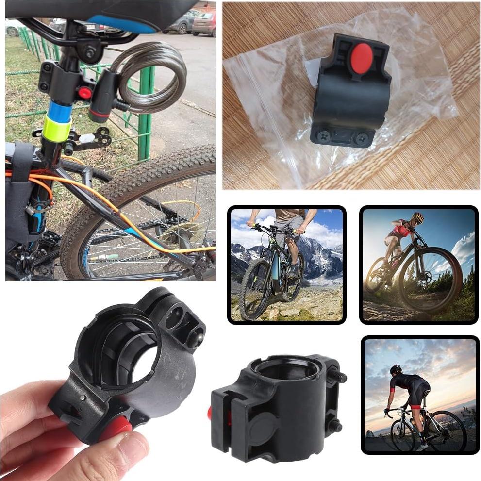 Soporte para Candado de Bicicleta SquEqu Pack de 2 Negro