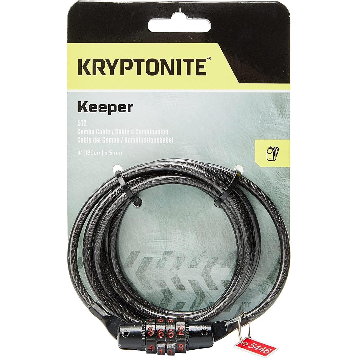Candado de bicicleta Kryptonite Keeper 512 Combo 1.22m x 5mm