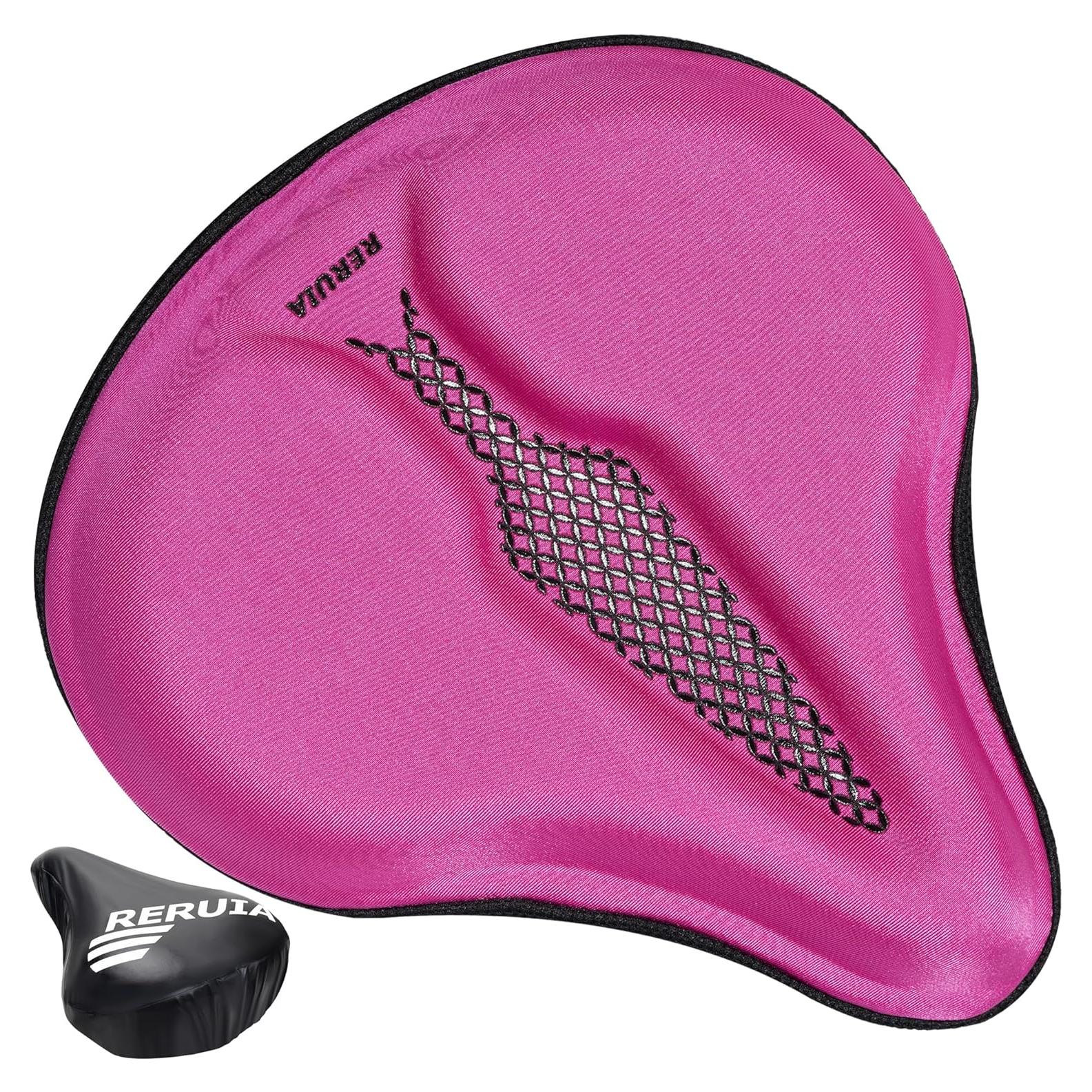 Funda de Asiento de Bicicleta Acolchada RERUIA Rosa 28x25cm