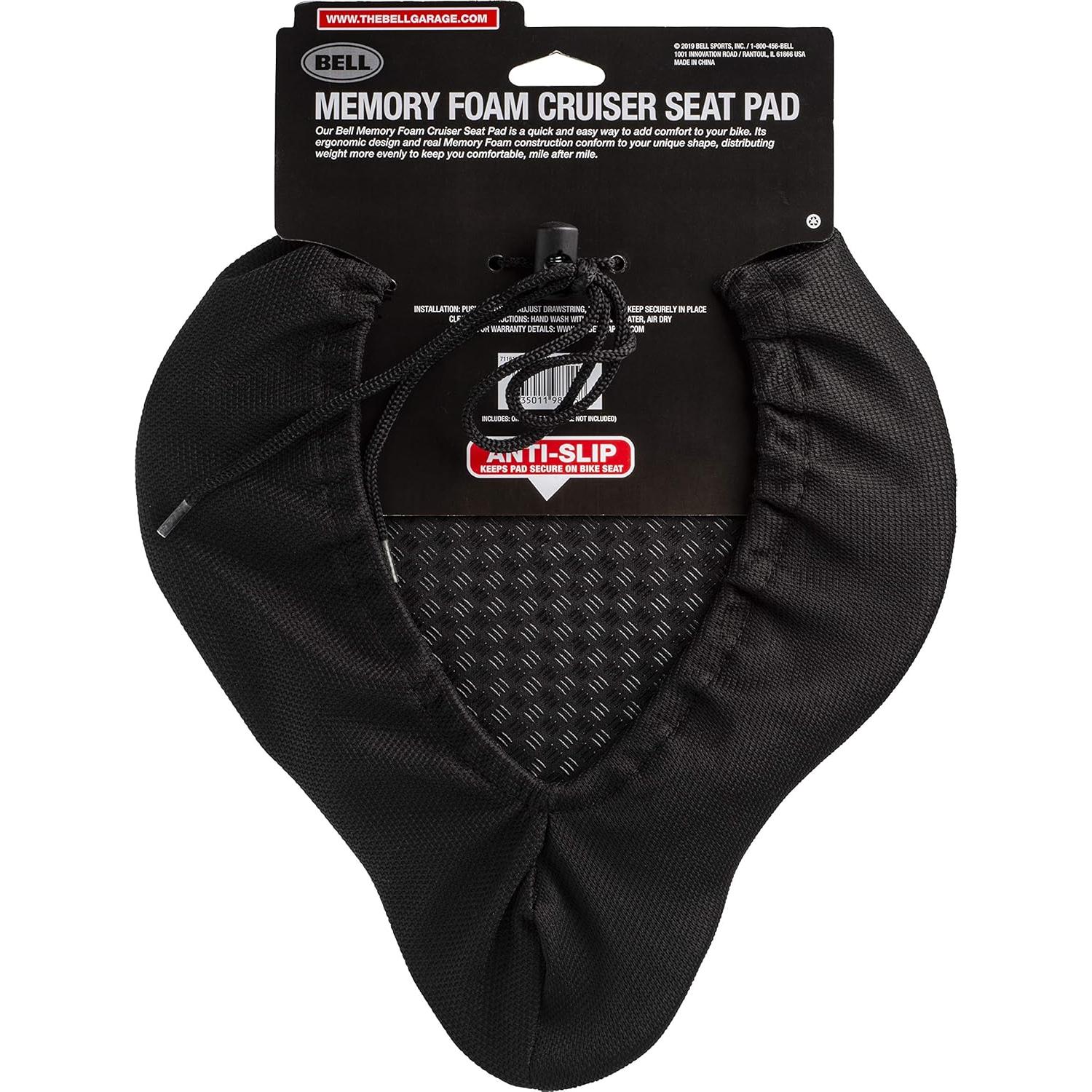 Cojín de Asiento de Bicicleta Bell Cruiser Espuma Viscoelástica