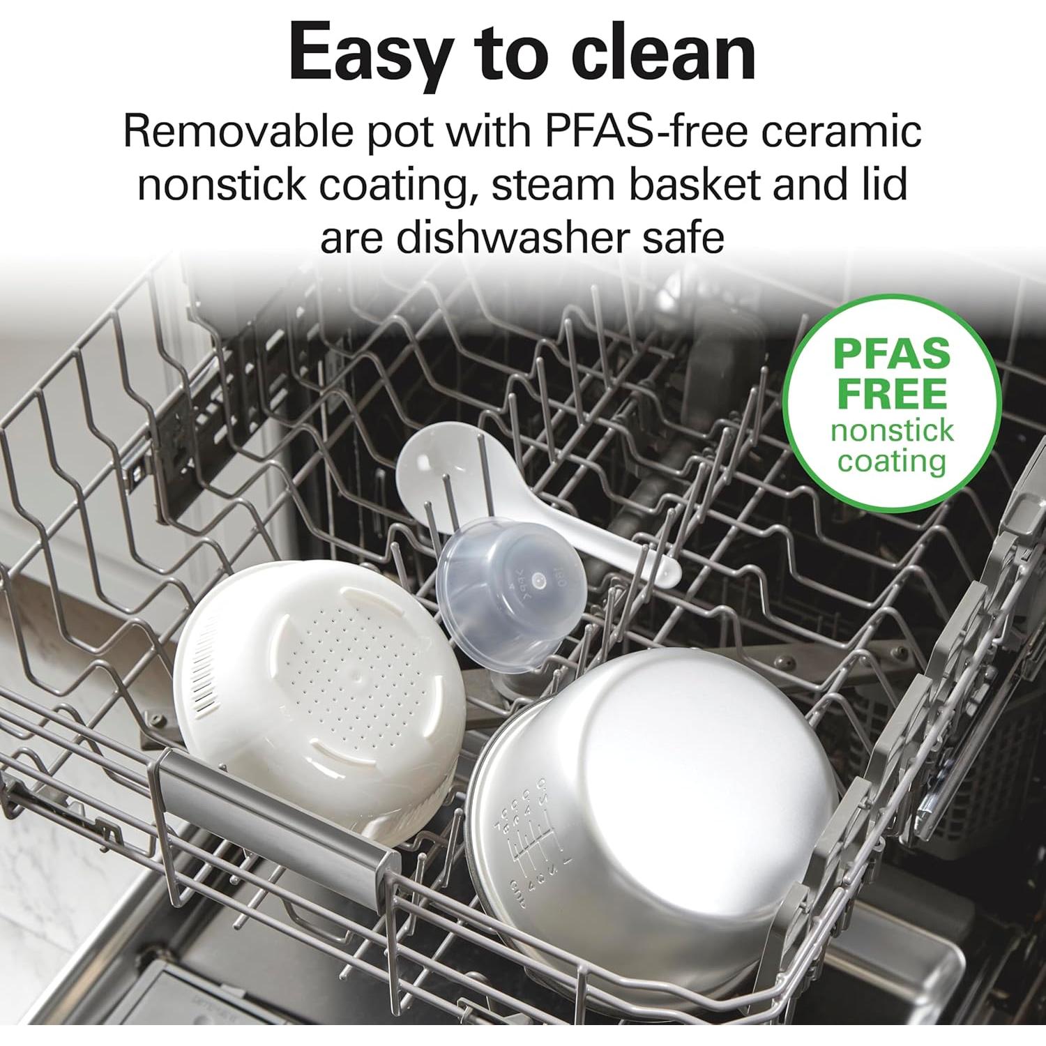 Cocedor de Arroz Digital Programable Hamilton Beach 8 Tazas