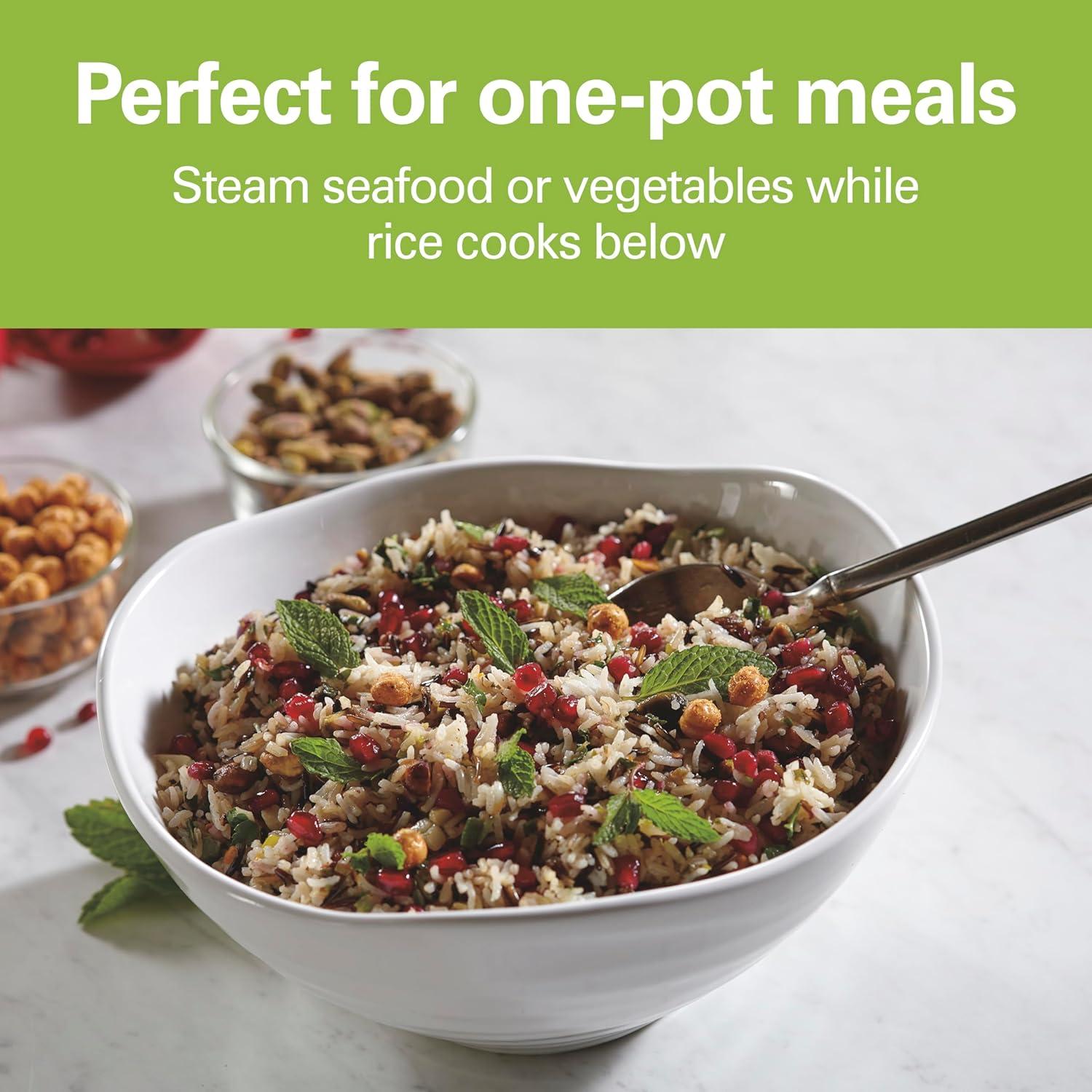 Cocedor de Arroz Digital Programable Hamilton Beach 8 Tazas