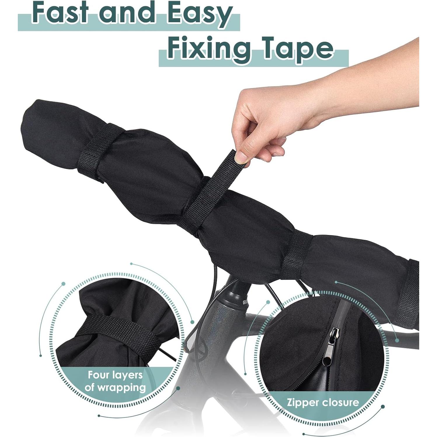 Cubierta de Manillar de Bicicleta CBHCARCAR 91x23 cm Impermeable