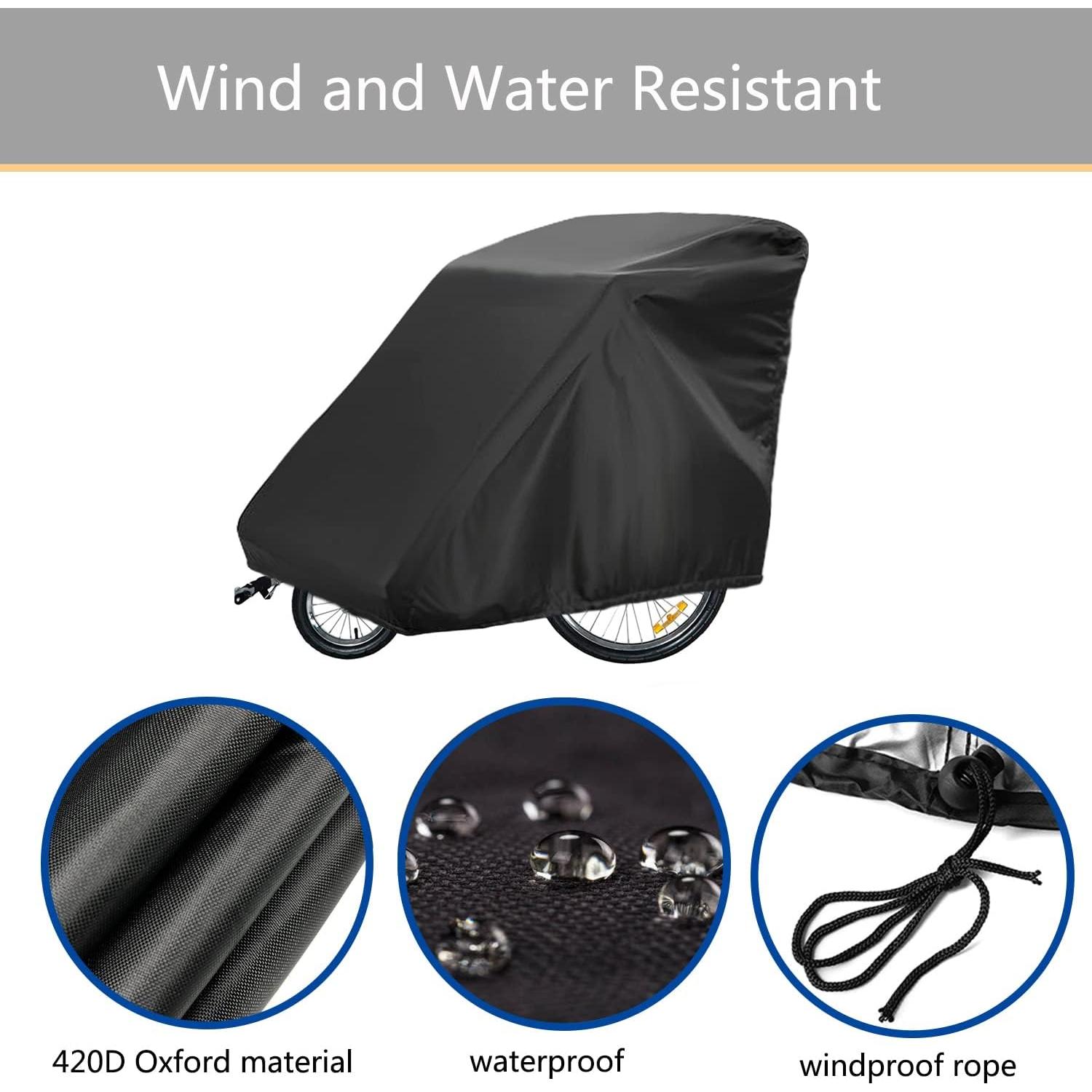 Cubierta Impermeable para Remolque de Bicicleta Sqodok 139.7x83.8cm