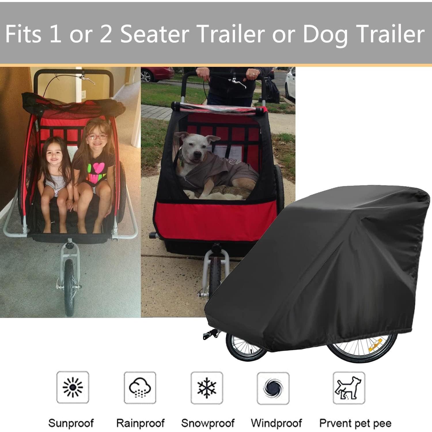 Cubierta Impermeable para Remolque de Bicicleta Sqodok 139.7x83.8cm